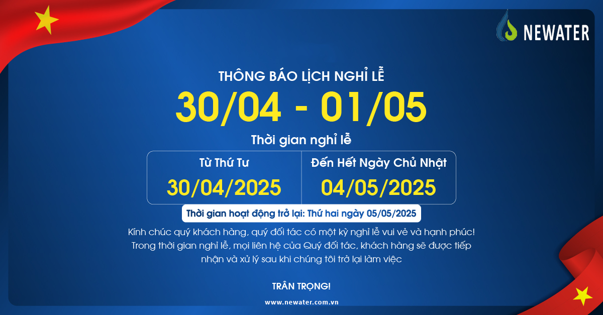 Thông báo nghỉ lễ 30.4 & 1.5 năm 2025