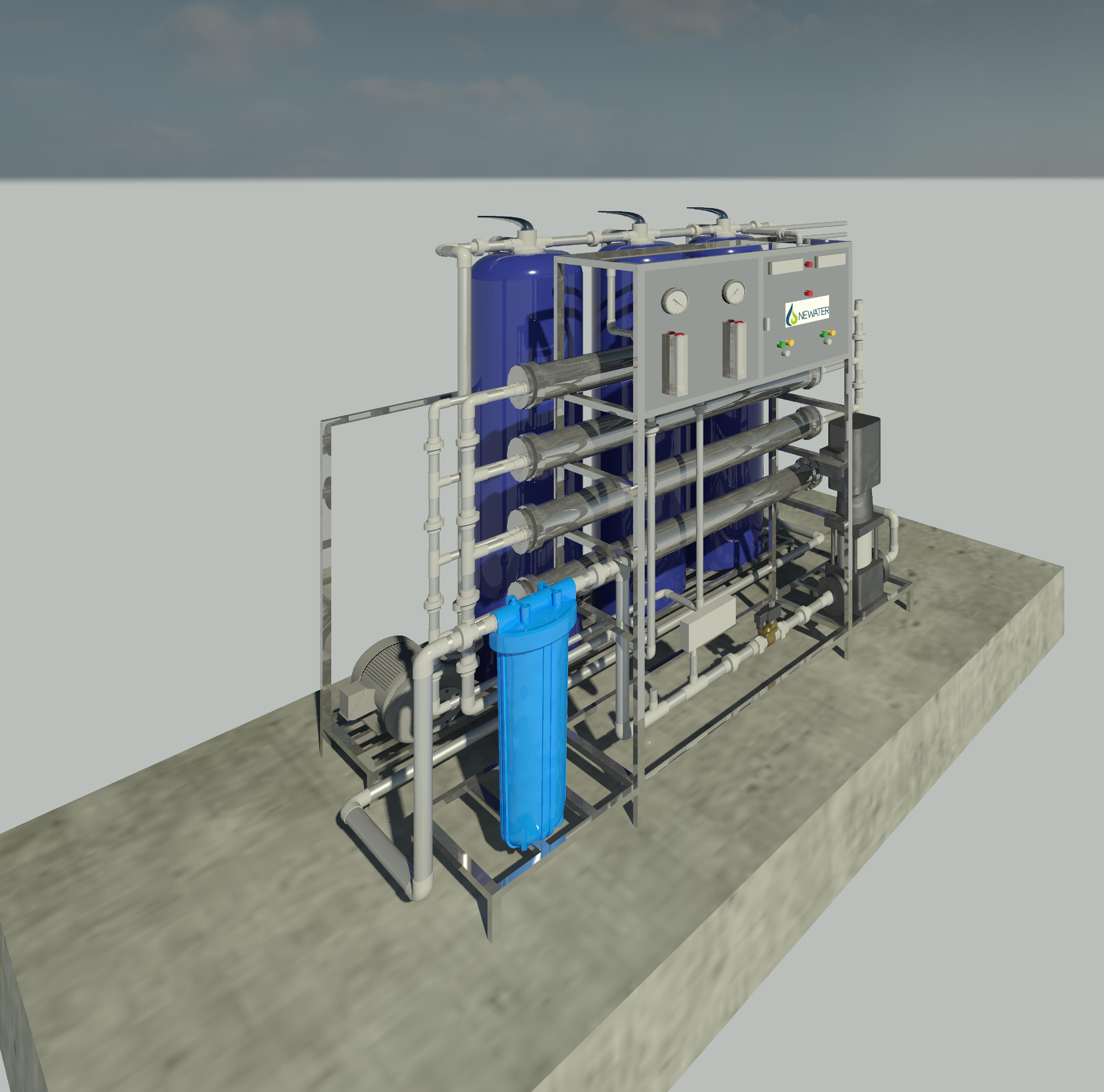 Hệ thống lọc RO công suất 1000 lít/giờ